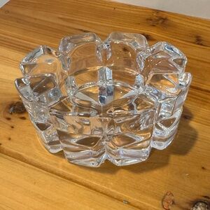 Orrefors of Sweden Lead Crystal Oval Votive